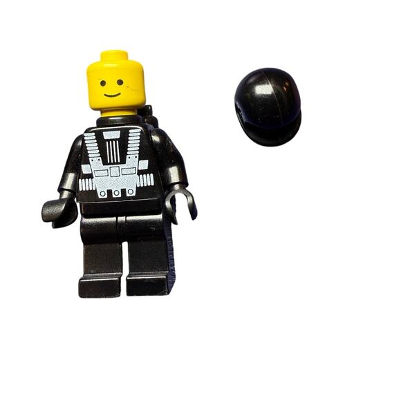 LEGO Minifigure SP001 Blacktron I Space w/ Airtank and Helmet no Visor Screen - Picture 7 of 7